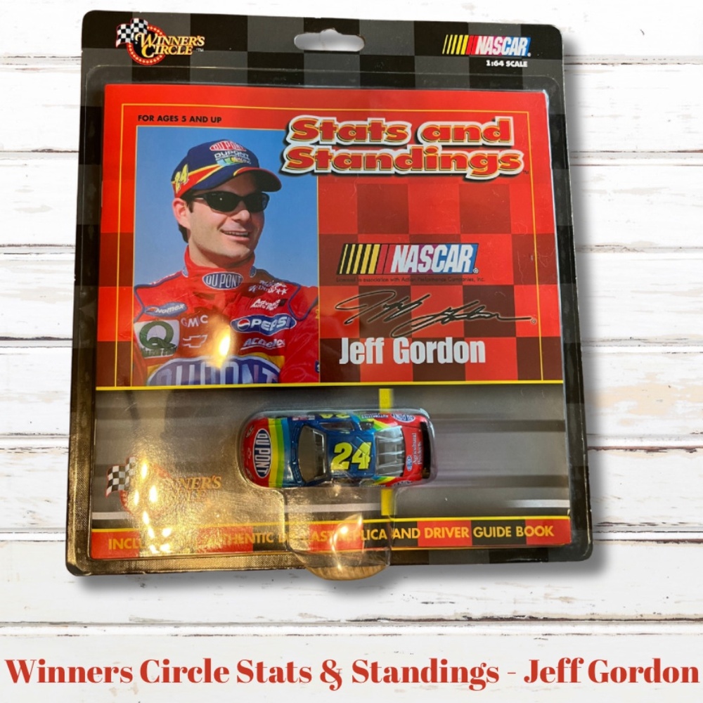 Jeff Gordon 1999 Winners Circle 1:64 Stats and Standings NASCAR Collectible Toy